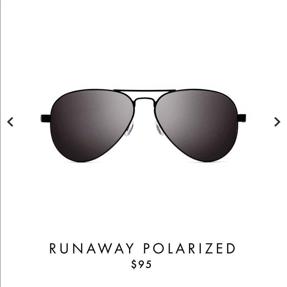 MVMT Women’s Polarized Black Aviators - LIKE NEW